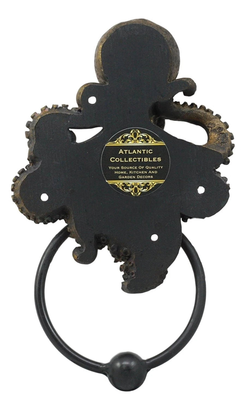 Deep Ocean Creature Octopus Door Knocker 8.5"Tall Kraken Monster Cthulhu-4