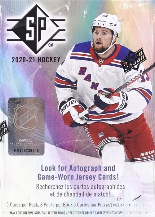 2020/21 Upper Deck SP Hockey Factory Sealed 8 Pack Blaster Box-Look for AUTO!