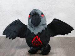 Mythical Fantasy Legend Gothic Quoth The Raven Nevermore Soft Plush Toy Doll-1