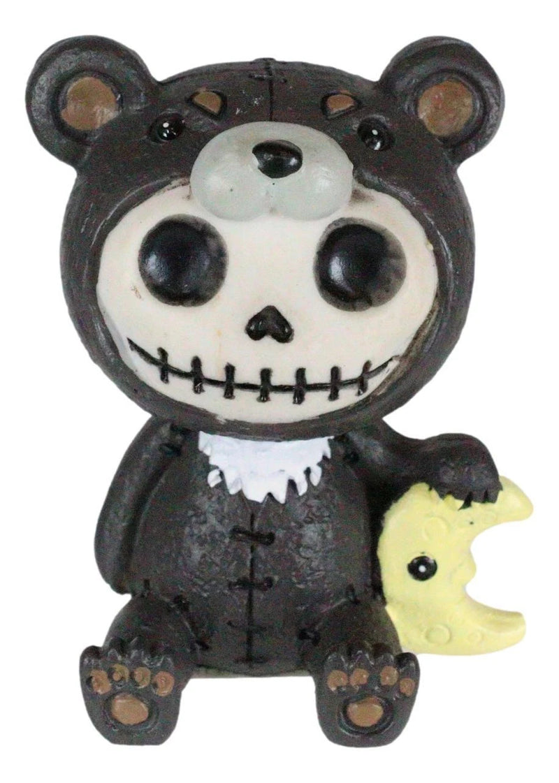 Furrybones Kuma The Black Teddy Bear Costume Skeleton Figurine Furry Bones-2