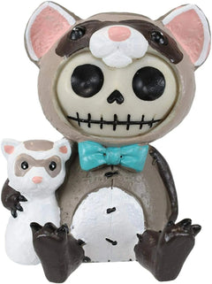 Furrybones Ferris Figurine in Ferret Costume 3 Inch Tall Collectible-2
