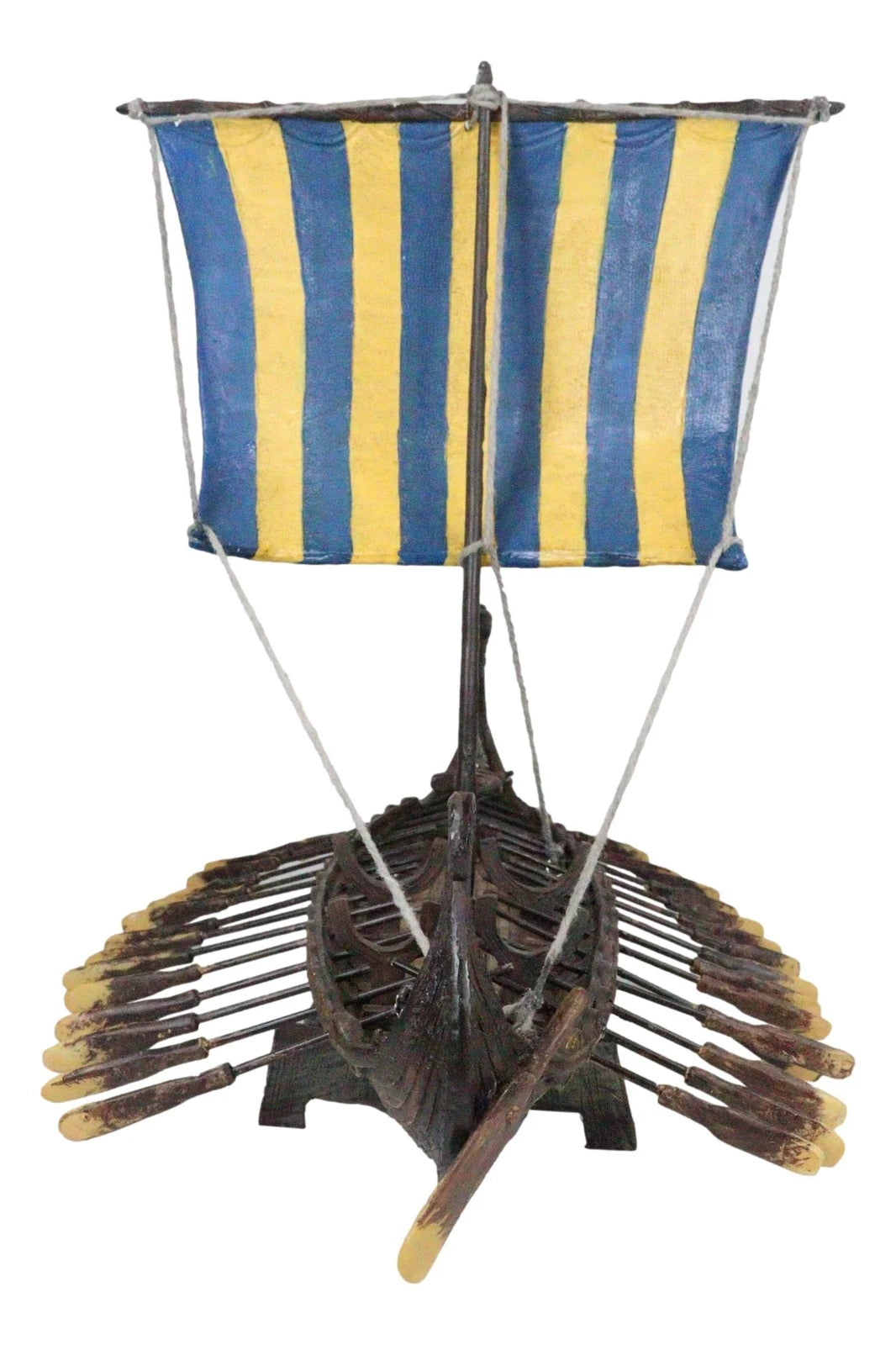Scandinavian Viking Middle Ages War Ship Battle Longship Prototype Sculpture-4