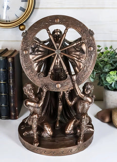 Celtic North Star Moon Goddess Arianrhod Figurine Cosmic Wheel Of The Year-1