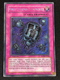 YUGIOH MISPRINT! 38 TURNS! ERADICATOR EPIDEMIC VIRUS FOTB-IT068 1ST SECRET (LP)-1