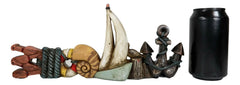 Nautical Marine Sailboat Anchor Pelican Welcome Sign Word Art Decoration-3