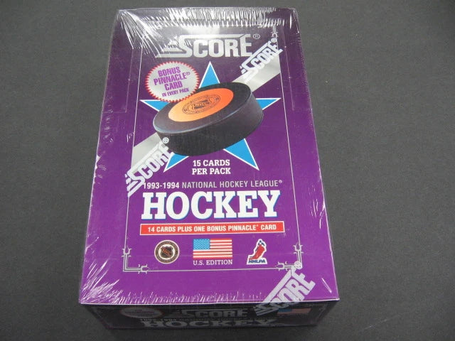 1993/94 Score Hockey Series 1 Box (U.S.) (36/15)-1