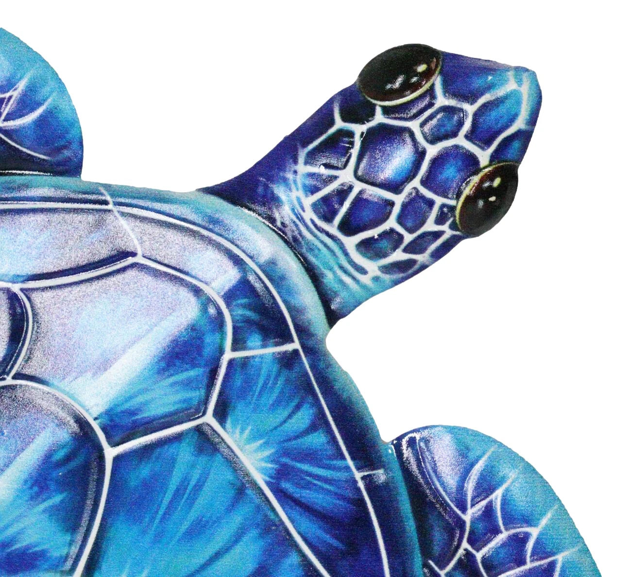 Marine Ocean Harmony Series Blue Bermuda Elegant Sea Turtle Metal Wall Decor-6