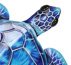 Marine Ocean Harmony Series Blue Bermuda Elegant Sea Turtle Metal Wall Decor-6
