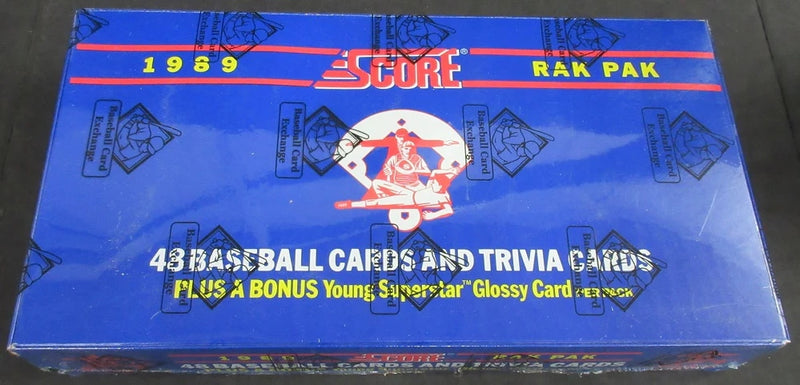 1989 Score Baseball Unopened Rack Box (FASC)-1