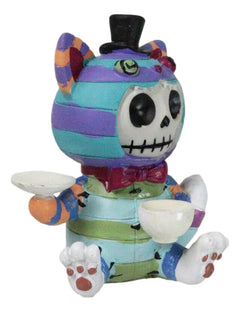 Furry Bones Whimsical Wonderland Cheshire Cat Alice Skeleton Figurine Furrybones-5