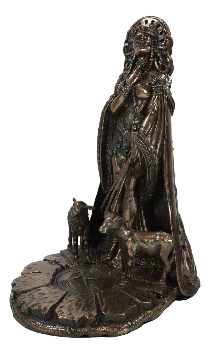 Celtic Goddess of Fire Brigid Statue Patroness Of Hope Poetry Livestock Healing-8