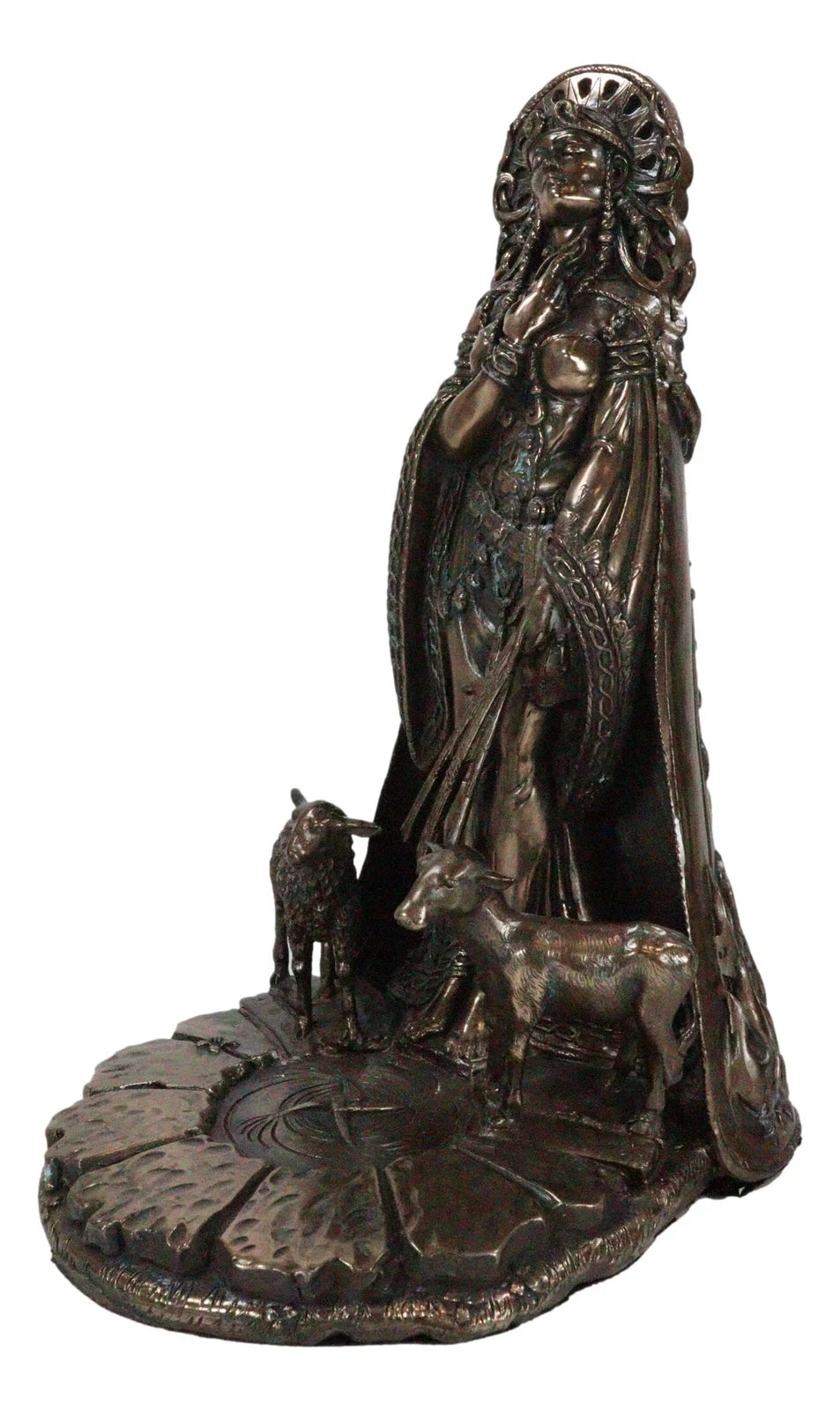 Celtic Goddess of Fire Brigid Statue Patroness Of Hope Poetry Livestock Healing-8