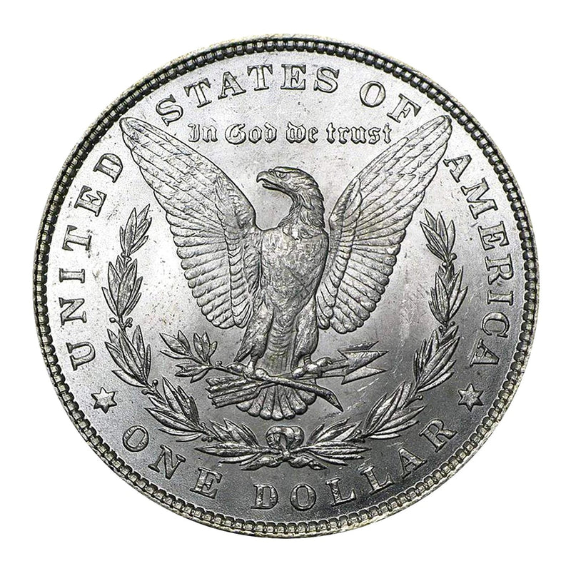 1883 P Morgan Silver Dollar $1 Brilliant Uncirculated BU 90% Silver-3