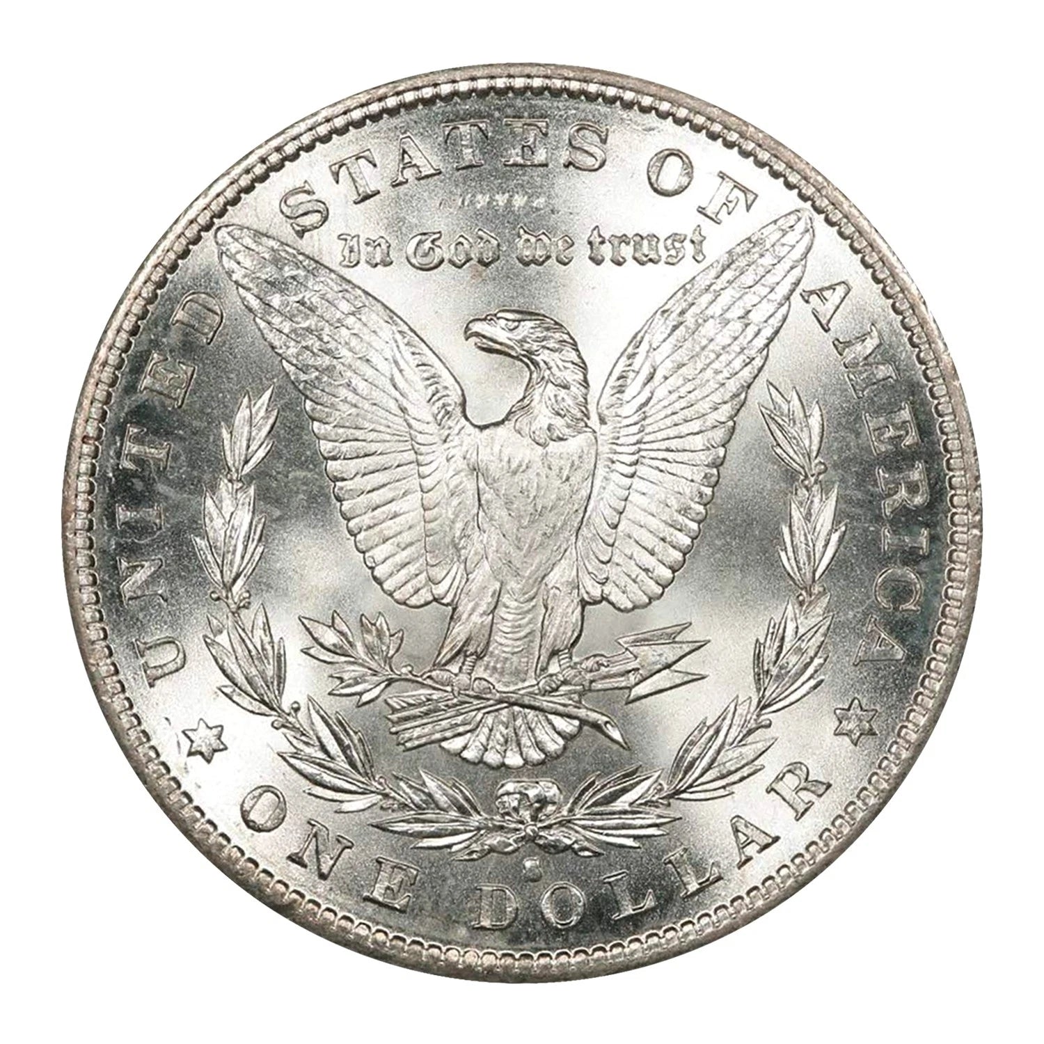 1879 S Morgan Silver Dollar $1 Brilliant Uncirculated BU 90% Silver-3