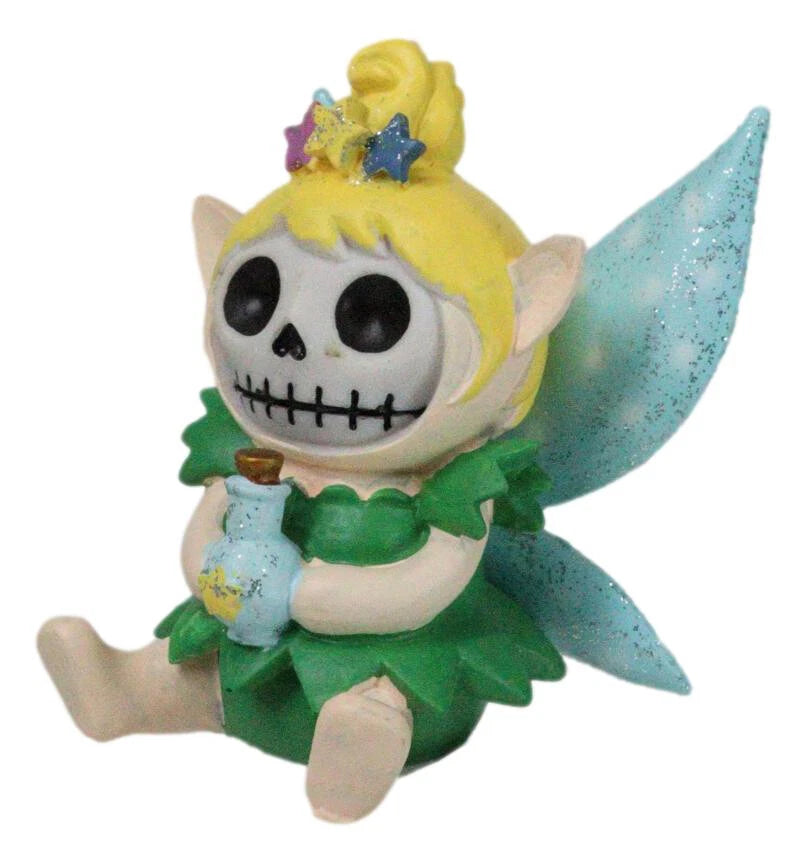 Furrybones Tinker Bell Fairy With Pixie Dust Skeleton Figurine Furry Bones-2