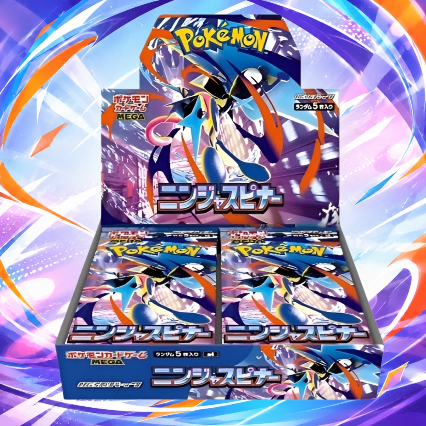 Pokémon Card Game MEGA Ninja Spinner M4 Booster Box 30 Packs Japanese Edition Factory Sealed Collector Gift