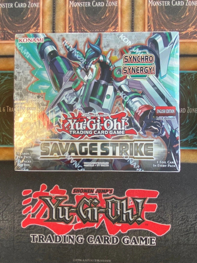 Yugioh Savage Strike 1st Edition Booster Box Factory Sealed Brand New-1