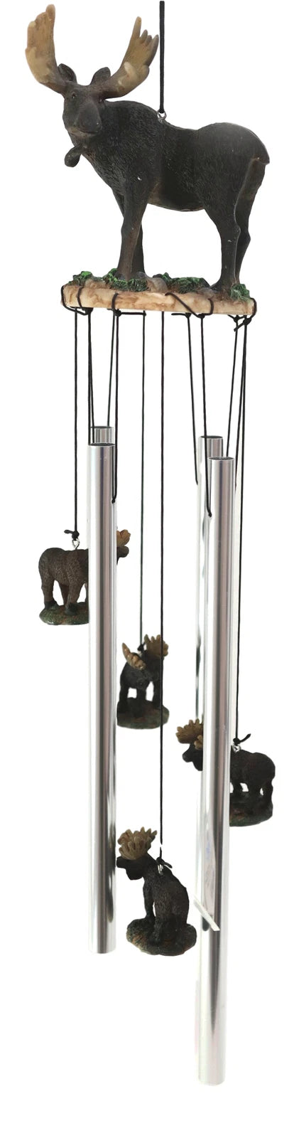 The Emperor North American Moose Resonant Relaxing Wind Chime Garden Patio-6