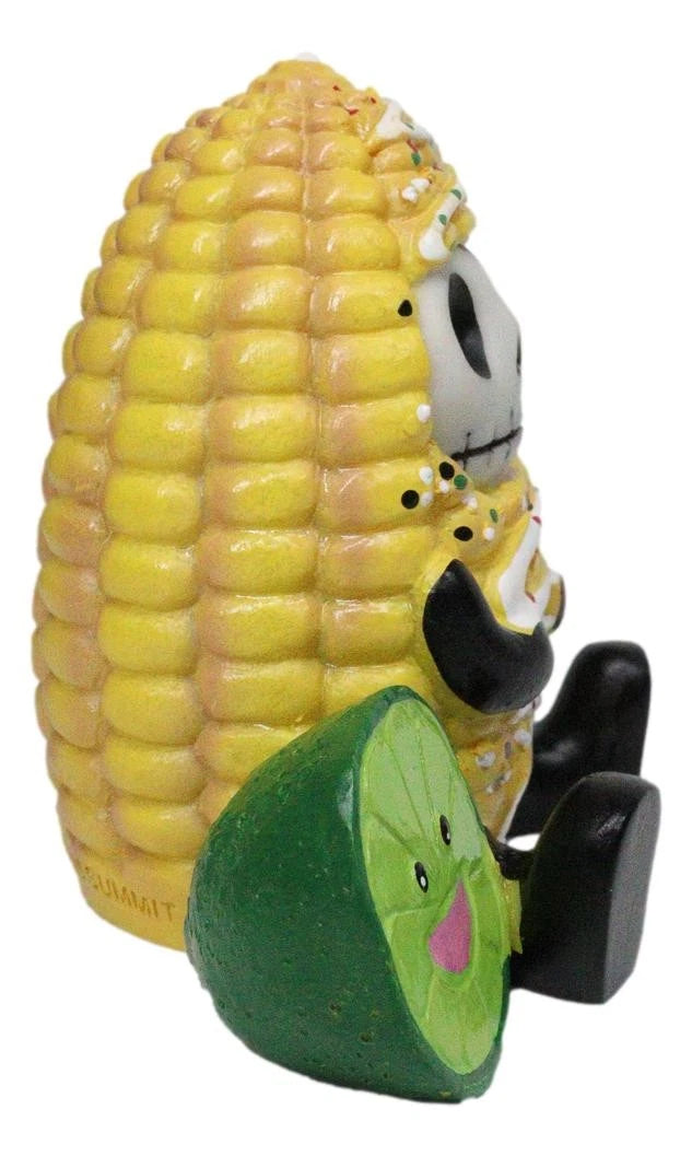 Furrybones Elotito Zesty Corn and Lime Snack Skeleton Figurine Furry Bones-5