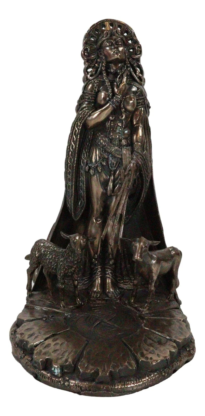 Celtic Goddess of Fire Brigid Statue Patroness Of Hope Poetry Livestock Healing-9