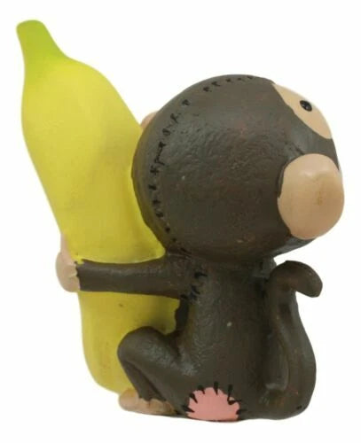 Furrybones Munky Monkey Loves Banana Voodoo Skeleton Figurine 3"Tall Furry Bones-6