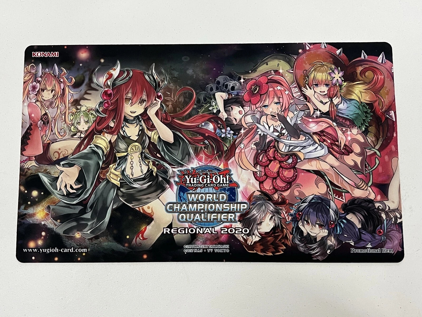 Yugioh Official Konami WCQ Regional 2020 TRAPTRIX ALLOMERUS RAFFLESIA Playmat-1