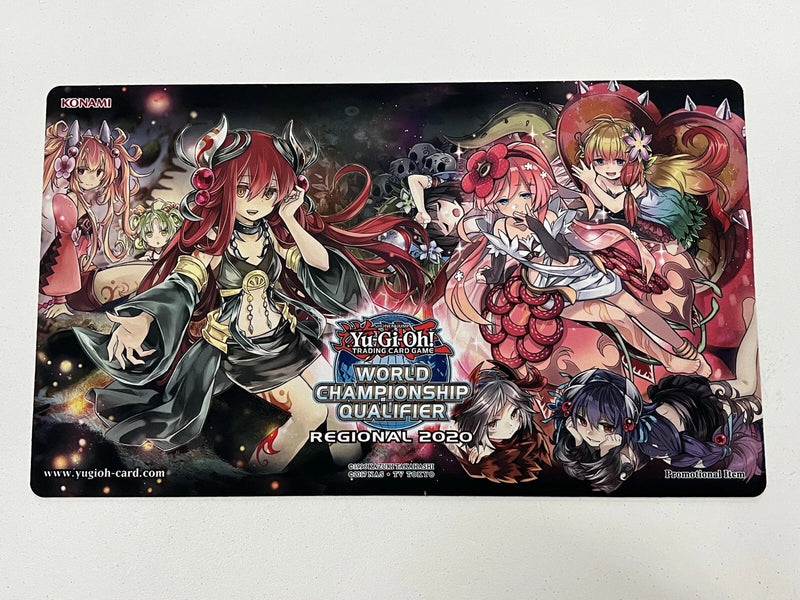Yugioh Official Konami WCQ Regional 2020 TRAPTRIX ALLOMERUS RAFFLESIA Playmat-1