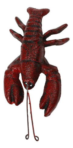 Pack Of 4 Cast Iron Nautical Cajun Creole Mini Baby Lobster Decorative Figurines-5