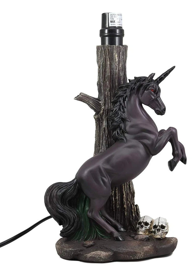 Unicorn Table Lamp, Sculptural Fantasy Desktop Night Light with Starry Sky Shade, 19" Tall, Bedroom, Living Room, Kids Room, Office Desk, Home Decor, Magical Gift-7