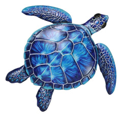 Marine Ocean Harmony Series Blue Bermuda Elegant Sea Turtle Metal Wall Decor-2