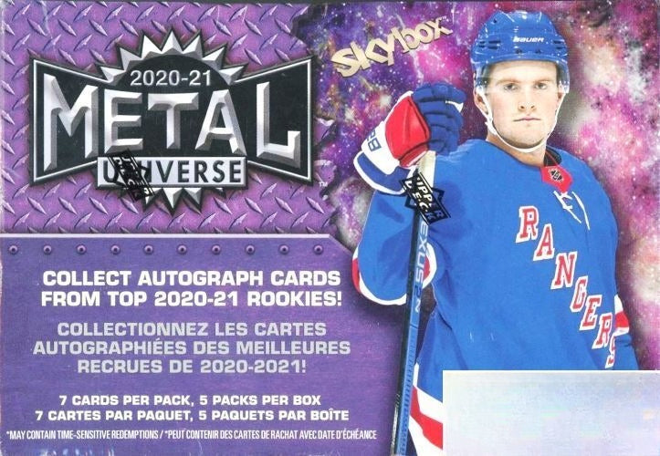 2020/21 Upper Deck Skybox METAL Universe Hockey Factory Sealed Blaster Box