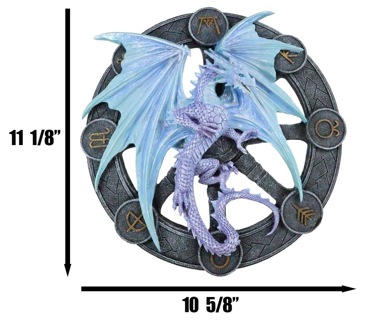 Yule Drake Winter Solstice Wheel of The Year Sabbats Of The Dragon Wall Decor-8