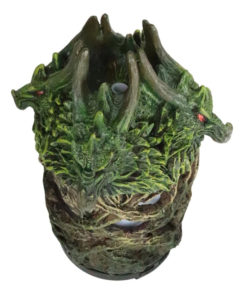 Greenman Dryad Tree Hydra 4 Headed Dragon Aroma Oil Diffuser W/ LED Lights-4