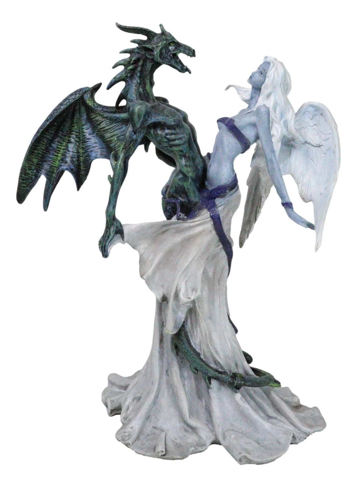 The Dark Chemical Wedding Union of Night Dragon and Morning Angel Figurine-9