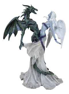 The Dark Chemical Wedding Union of Night Dragon and Morning Angel Figurine-9