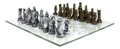 Royal Pet Cats Versus Dogs Chess Animal Character Pieces With Glass Board Set-5