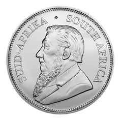 Moneda Krugerrand de plata de Sudáfrica 2019, 1 oz, 1 Rand BU-2