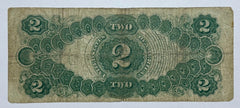 1917 $2 Bill United States Note Legal Tender Large Size 977A-WYMN-2