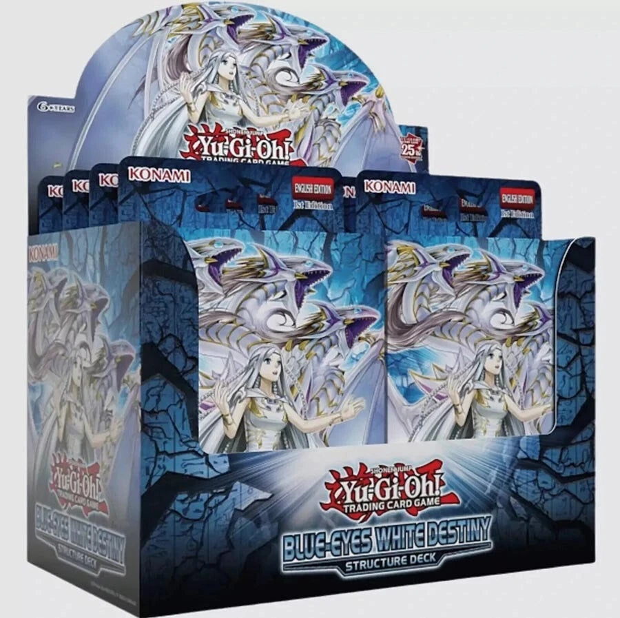Yugioh Blue-Eyes White Destiny Structure Deck Display Sealed 8 Structure Decks-2