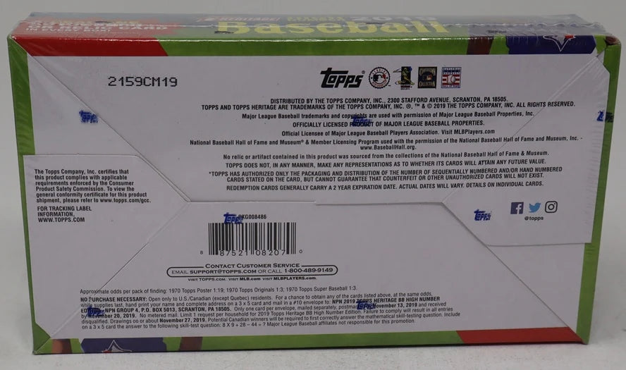 2019 Topps Heritage High Number Baseball Box (Hobby) (24/9)-3