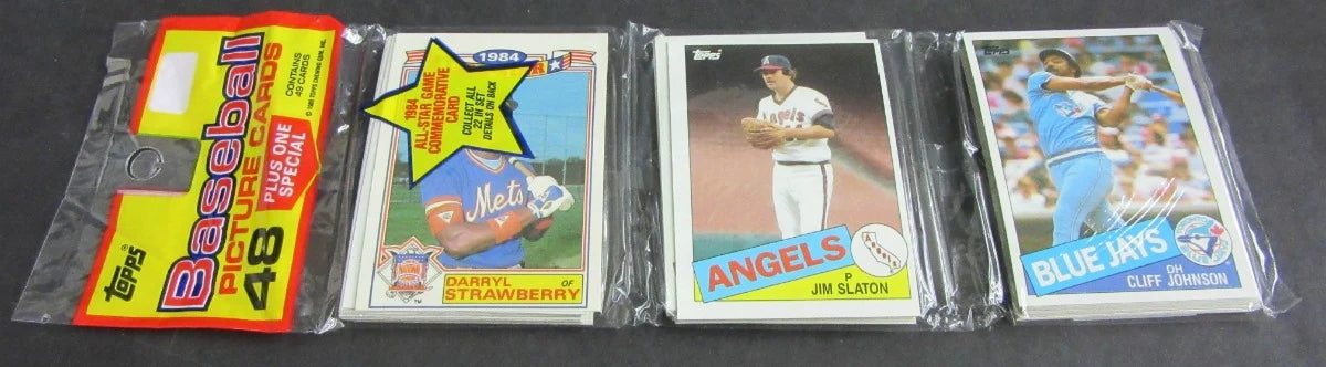 1985 Topps Baseball Unopened Rack Pack-1