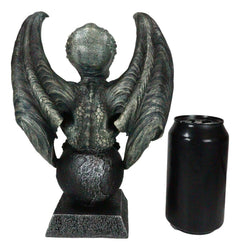 High Priest Great Old Ones Call of Cthulhu Sitting On Earth Globe Orb Figurine-6