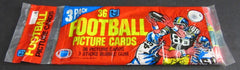 1980 Topps Football Unopened Wax Pack Rack Pack-1