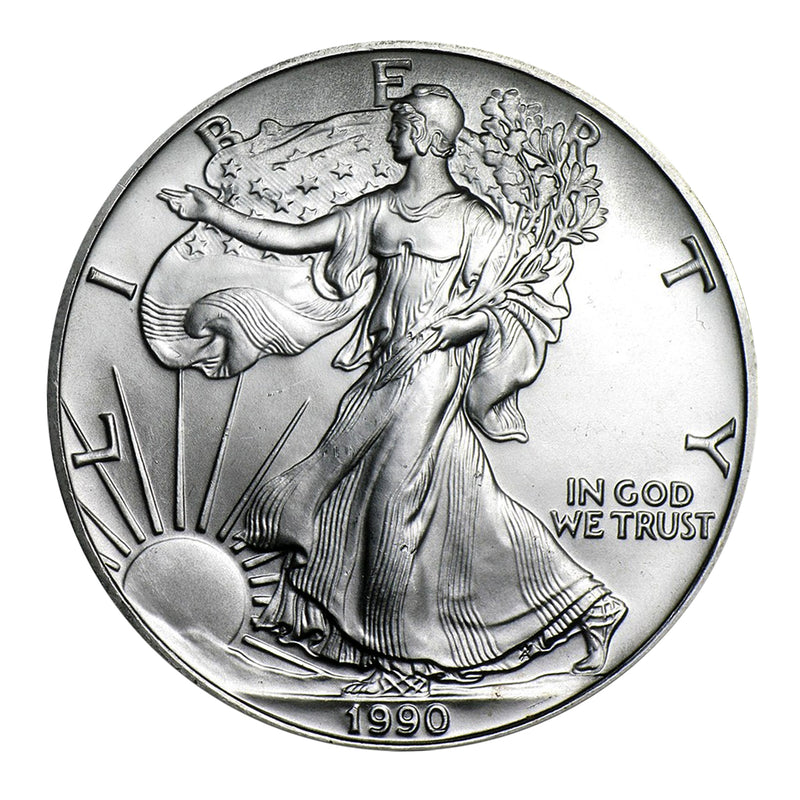 American Silver Eagle MS69 PCGS de 1 dólar de 1990-2