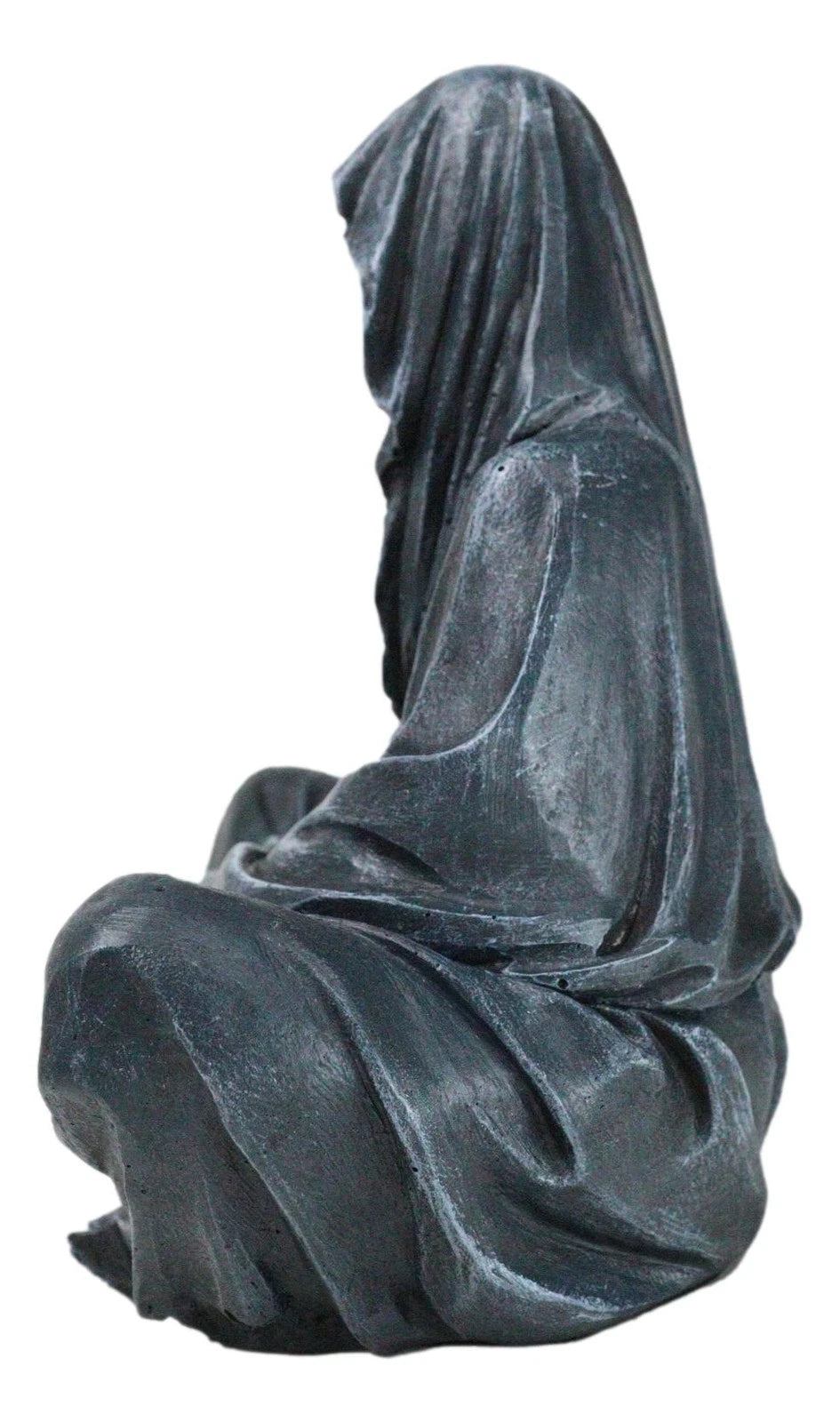 Reaper of Souls Grim Reaper In Hooded Cloak Backflow Incense Cone Burner Statue-6