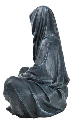Reaper of Souls Grim Reaper In Hooded Cloak Backflow Incense Cone Burner Statue-6