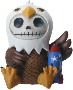 Furrybones Baldie Glory The Eagle Hooded Skeleton Monster Figurine-4