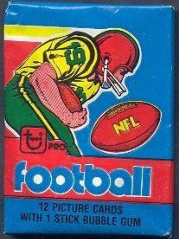 1981 Topps Football Unopened Wax Pack (1979 Wrappers)-1