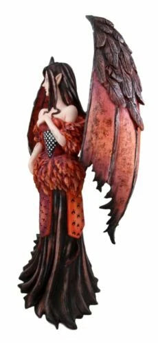 Amy Brown Fantasy Large Autumn Gothic Fairy Dracula Collector Figurine 17.5"H-3