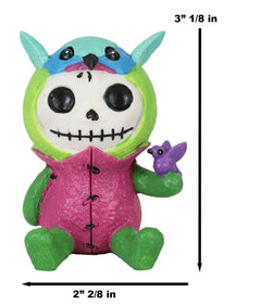 Gift Furry Bones Humphrey Costume Skeleton Monster Figurine 3"H-4